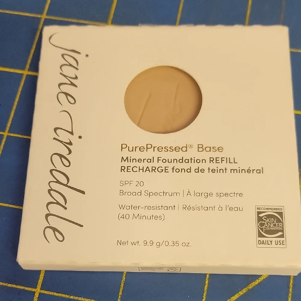 Jane Iredale PurePressed Base Mineral Foundation Refill - Cream 9.9g New